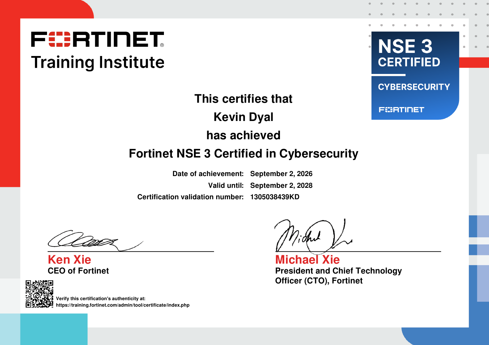 Cybersecurity Certificate Preview